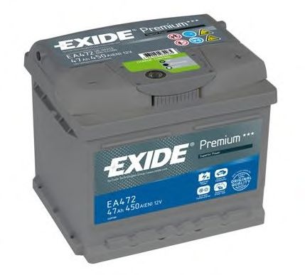 Стартерная аккумуляторная батарея EXIDE EA472 PREMIUM ***