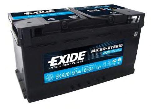 Стартерная аккумуляторная батарея EXIDE EK1050