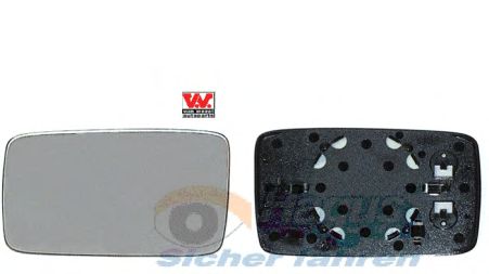 Стекло зеркала заднего вида VAN WEZEL 5880833