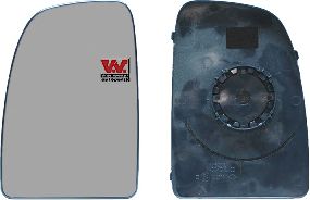 Стекло зеркала заднего вида VAN WEZEL 1651833