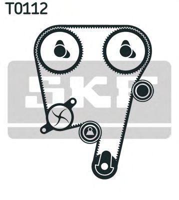 Комплект ремня ГРМ SKF VKMA 06601