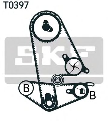 Помпа + комплект ГРМ SKF VKMC 93011