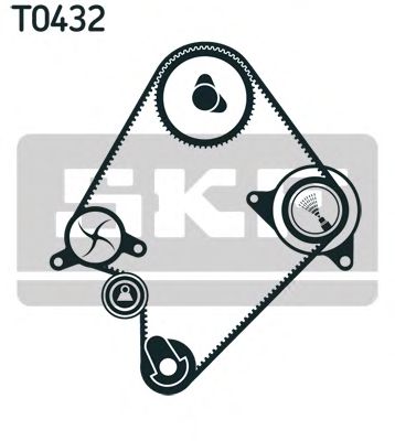Комплект ременя ГРМ SKF VKMA 94009