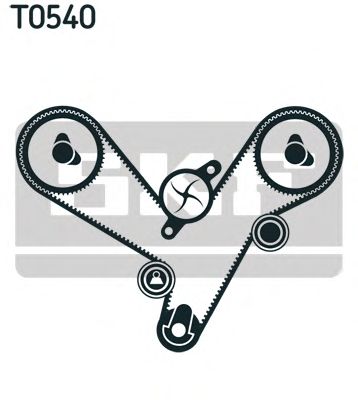 Комплект ремня ГРМ SKF VKMA 95613
