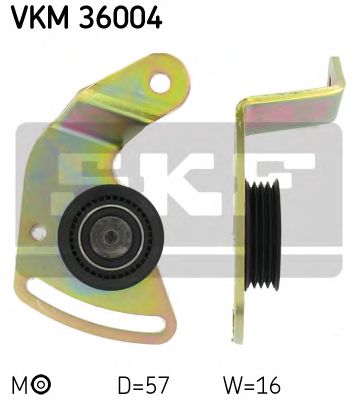 Натяжной ролик поликлинового ремня SKF VKM 36004
