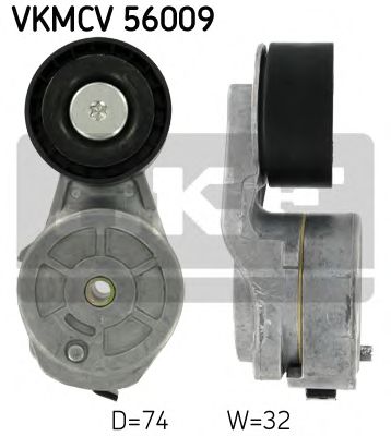 Натяжной ролик поликлинового ремня SKF VKMCV 56009