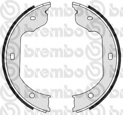 Тормозные колодки ручника BREMBO S 06 511
