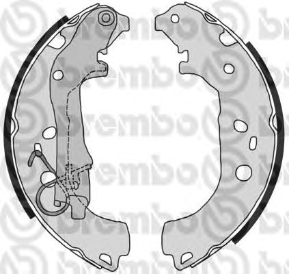 Тормозные колодки BREMBO S 23 518