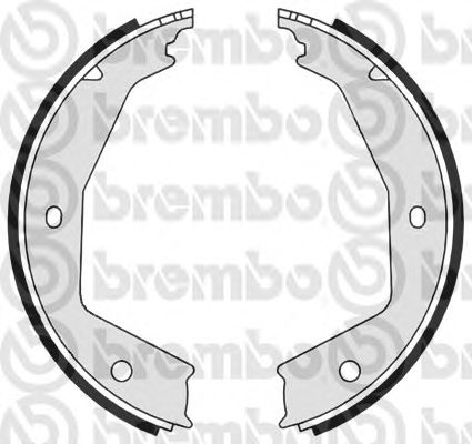 Тормозные колодки ручника BREMBO S 23 554