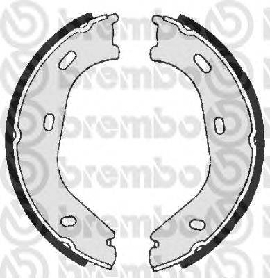 Тормозные колодки ручника BREMBO S 50 501