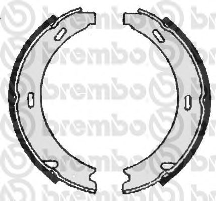 Тормозные колодки ручника BREMBO S 50 508