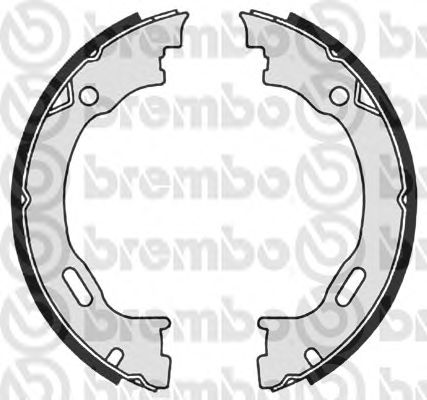 Тормозные колодки ручника BREMBO S 50 516
