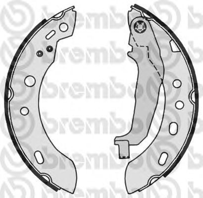 Тормозные колодки BREMBO S 56 507