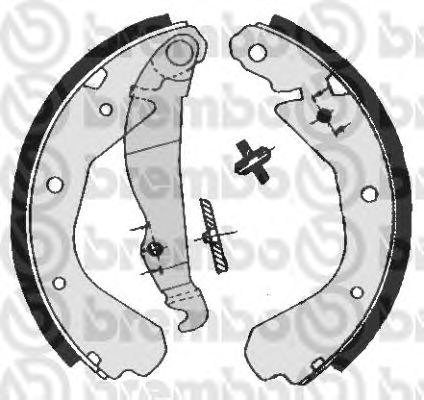 Гальмівні колодки BREMBO S 59 508