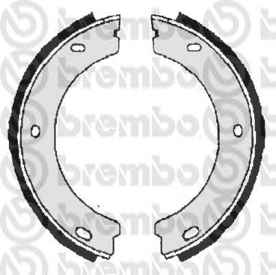 Тормозные колодки ручника BREMBO S 61 518
