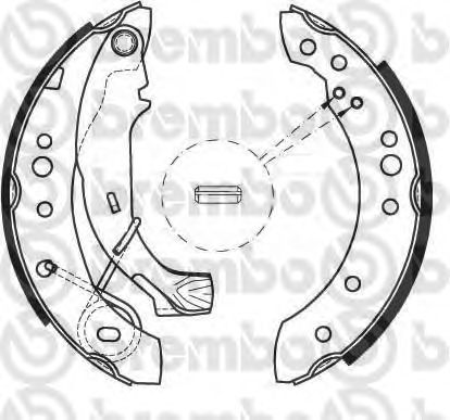 Тормозные колодки BREMBO S 61 526