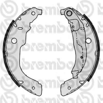 Тормозные колодки BREMBO S 61 528
