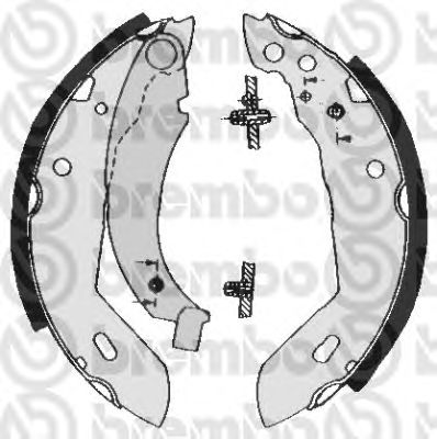 Тормозные колодки BREMBO S 68 518