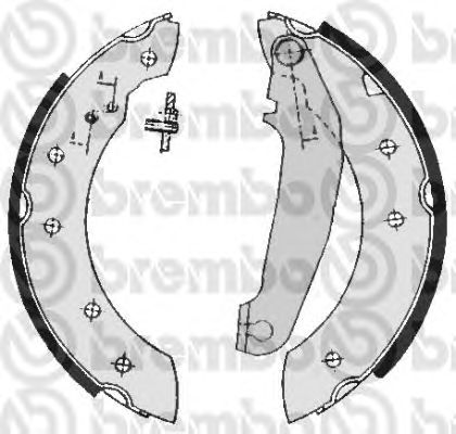 Тормозные колодки BREMBO S 86 502