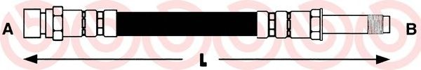 Тормозной шланг BREMBO T 85 031