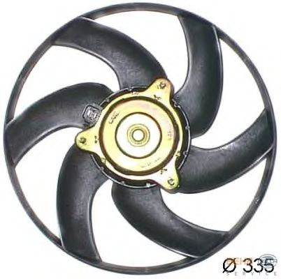 Вентилятор охлаждения HELLA 8EW 351 043-641