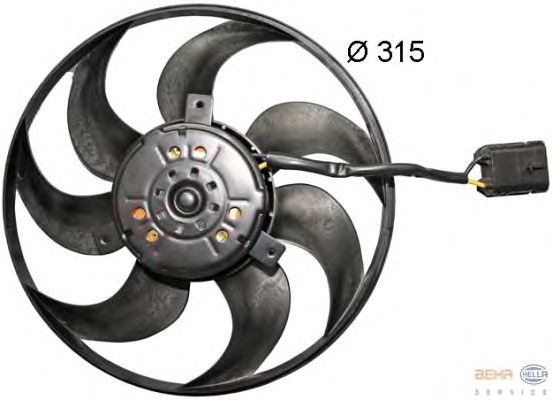 Вентилятор охлаждения HELLA 8EW 351 044-071