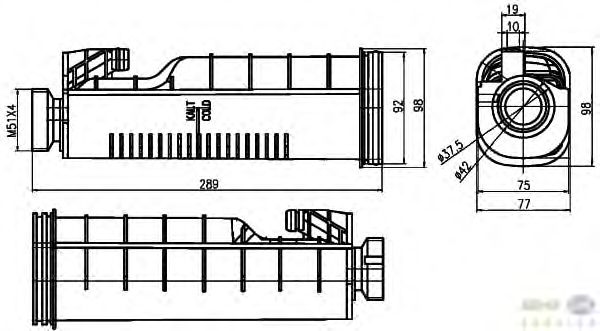 Расширительный бачок HELLA 8MA 376 755-091