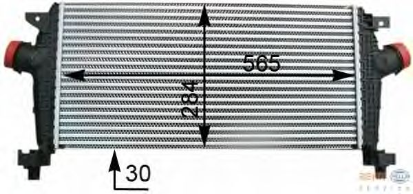 Интеркулер HELLA 8ML 376 777-261