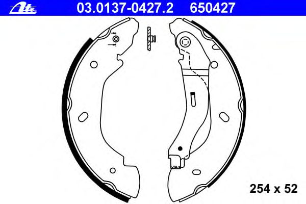 Тормозные колодки ATE 03.0137-0427.2