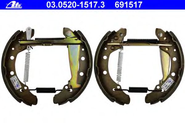 Тормозные колодки ATE 03.0520-1517.3 Original ATE TopKit