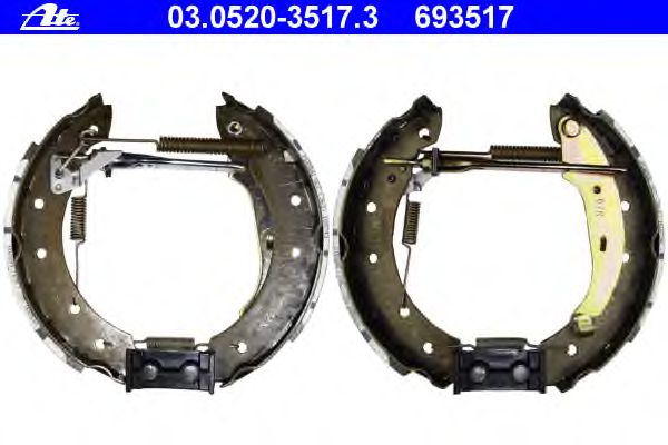Тормозные колодки ATE 03.0520-3517.3 Original ATE TopKit
