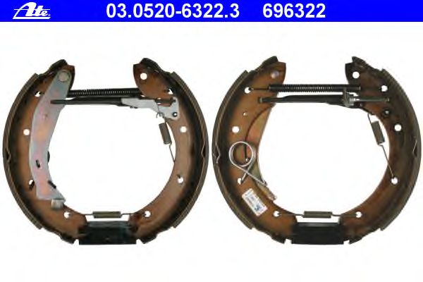 Тормозные колодки ATE 03.0520-6322.3 Original ATE TopKit