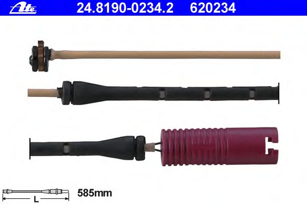 Датчик зносу колодок ATE 24.8190-0234.2