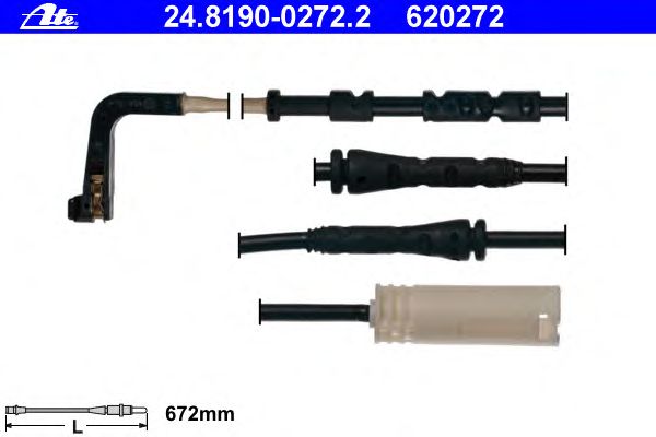 Датчик износа колодок ATE 24.8190-0272.2