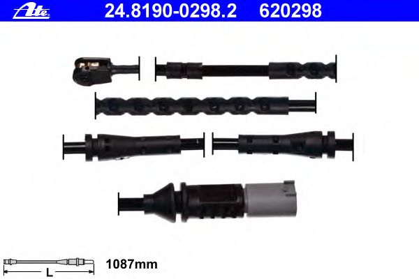 Датчик износа колодок ATE 24.8190-0298.2