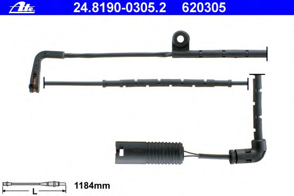 Датчик износа колодок ATE 24.8190-0305.2