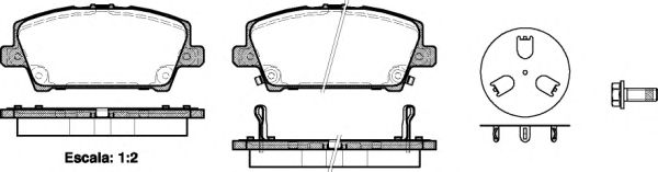 Тормозные колодки REMSA 1205.02
