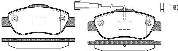 Тормозные колодки REMSA 1100.11