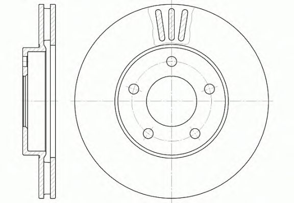 Гальмівний диск REMSA 61020.10