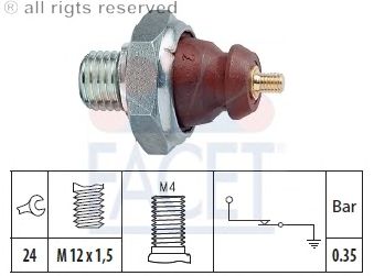 Датчик тиску масла FACET 7.0057