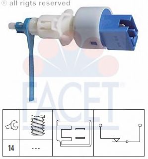 Выключатель, привод сцепления FACET 7.1203