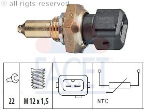 Датчик температуры масла FACET 7.3272