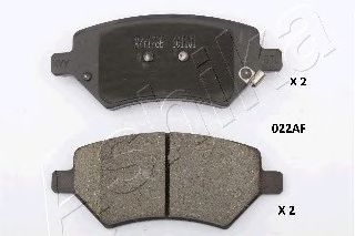 Тормозные колодки ASHIKA 50-00-022