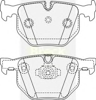 Тормозные колодки BRECK 23447 00 702 00