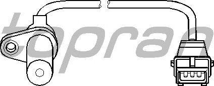 Датчик положения коленвала, распредвала TOPRAN 721 687