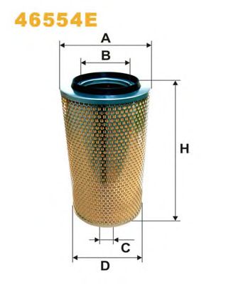 Воздушный фильтр WIX FILTERS 46554E