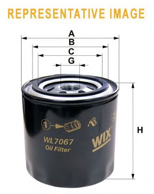 Масляный фильтр WIX FILTERS WL7248