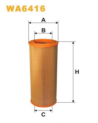 Воздушный фильтр WIX FILTERS WA6416