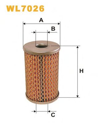 Фильтр масла гидроусилителя (ГУР) WIX FILTERS WL7026