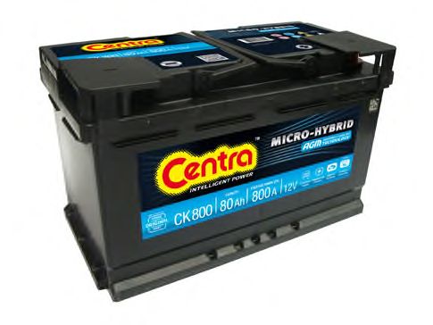 Стартерная аккумуляторная батарея CENTRA CK800